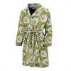 Daisy Pattern Print Design DS06 Men Bathrobe