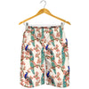 Cherry Blossom Peacock Mens Shorts