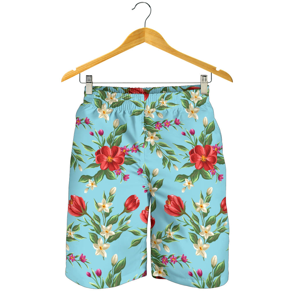 Summer Floral Pattern Print Design SF011 Mens Shorts
