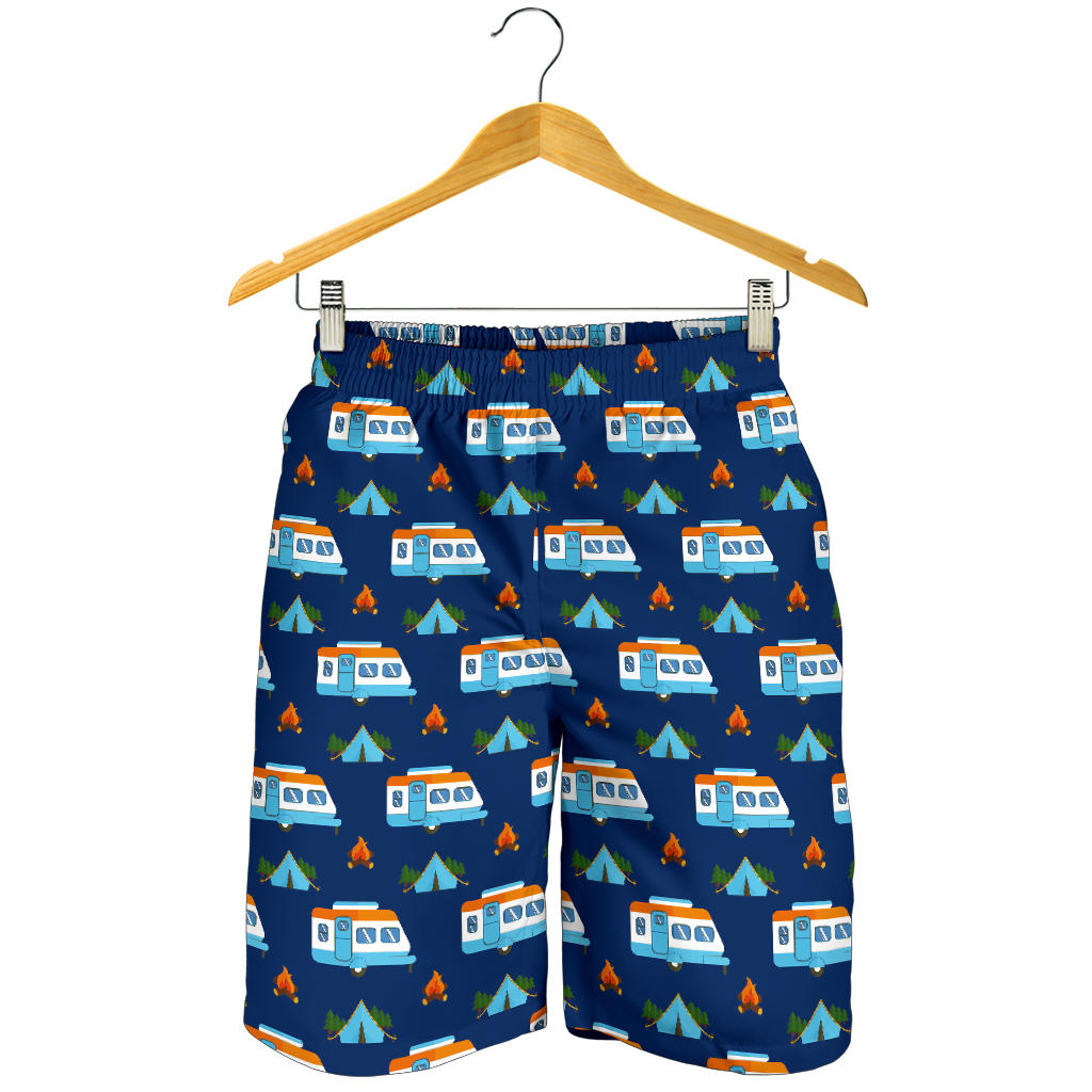 Camper Pattern Camping Themed No 3 Print Mens Shorts