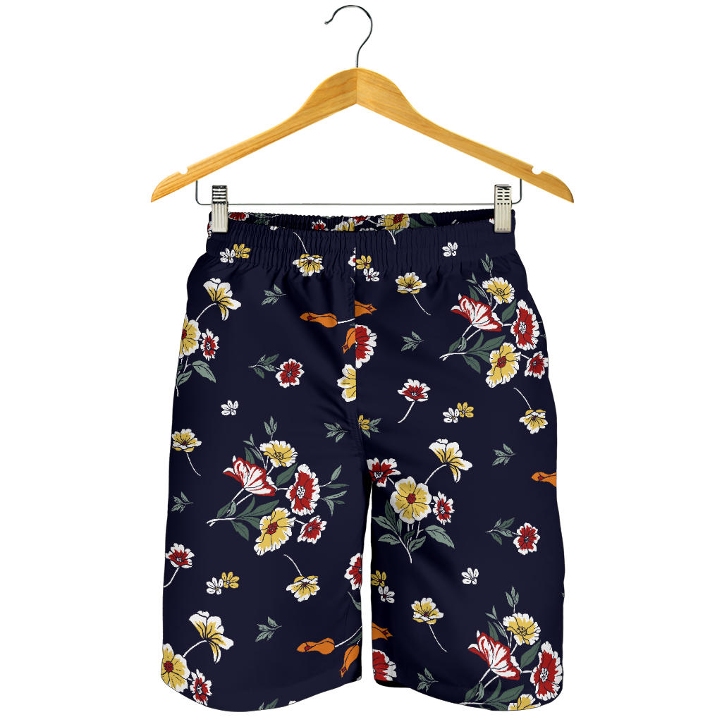 Summer Floral Pattern Print Design SF01 Mens Shorts