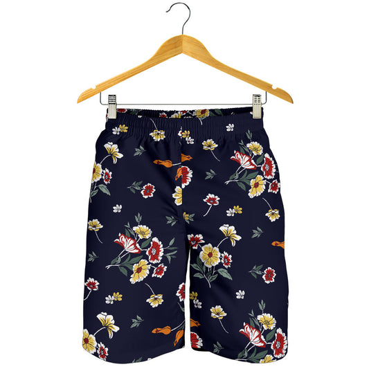 Summer Floral Pattern Print Design SF01 Mens Shorts