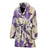 Iris Pattern Print Design IR02 Women Bathrobe