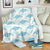 Sea Turtle Pattern Print Design T01 Fleece Blanket