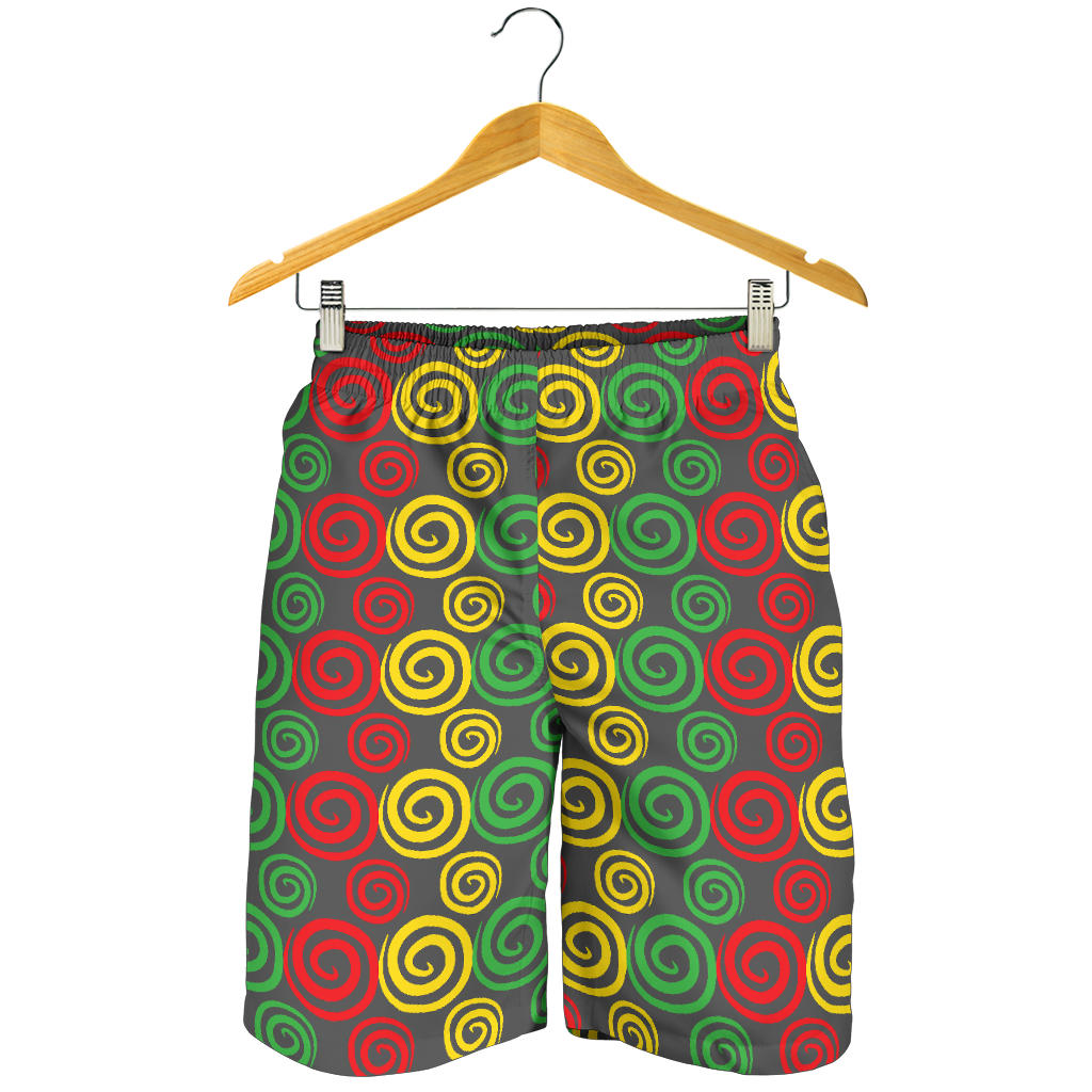 Rastafarian Pattern Print Design A05 Mens Shorts