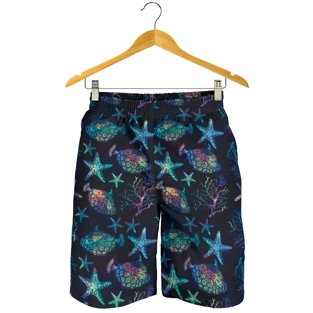 Starfish Pattern Print Design 01 Mens Shorts