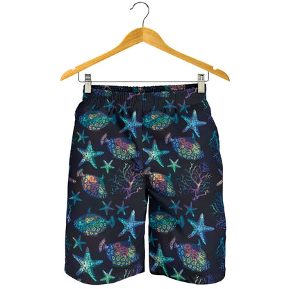Starfish Pattern Print Design 01 Mens Shorts