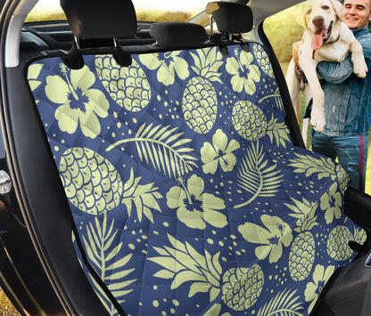 Pineapple Pattern Print Design PP07 Rear Dog  Seat Cover