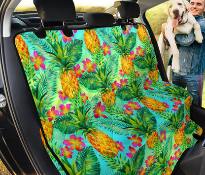 Pineapple Pattern Print Design PP010 Rear Dog  Seat Cover