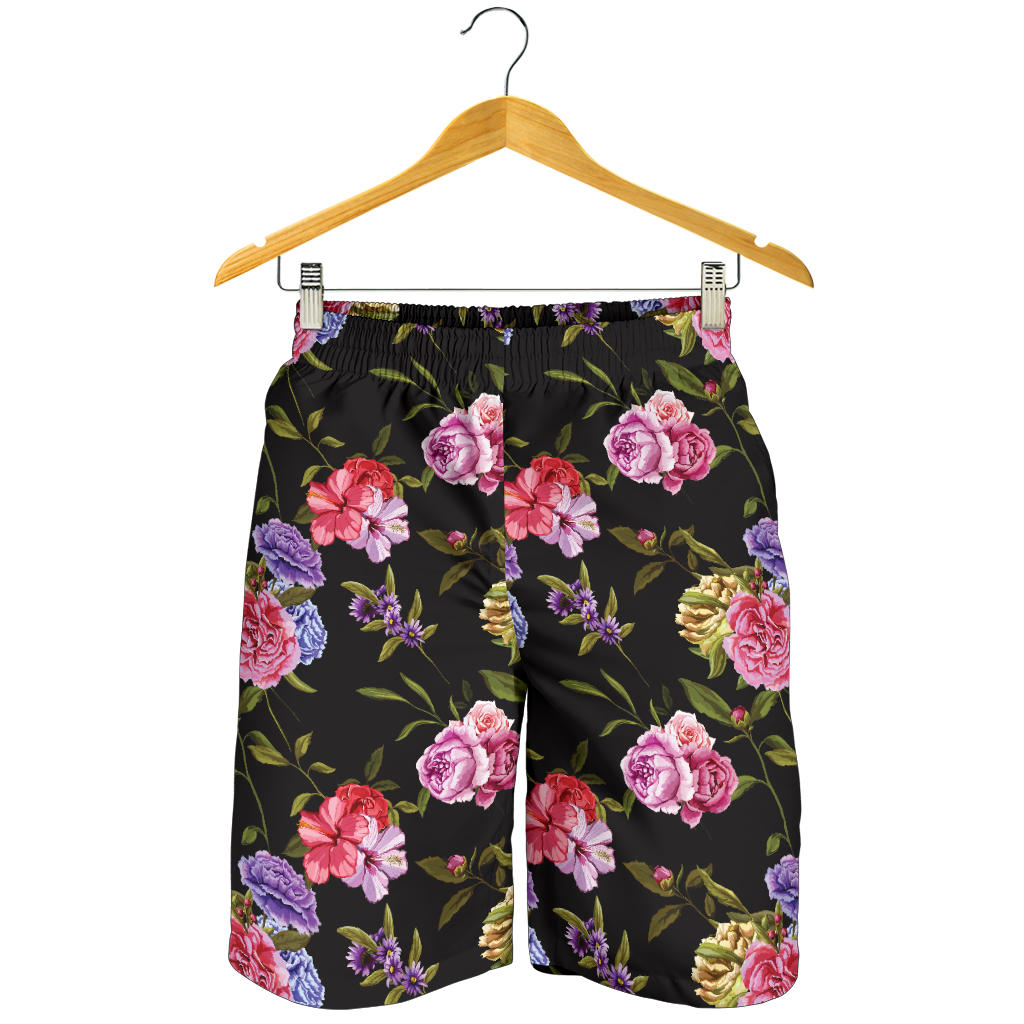 Carnations Pattern Print Design CN05 Mens Shorts