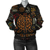 Polynesian Pattern Print Design A04 Women's Bomber Jacket