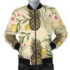 Pineapple Pattern Print Design PP012 Men Bomber Jacket