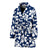 Hibiscus Pattern Print Design HB031 Women Bathrobe