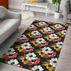 Anemone Pattern Print Design AM07 Area Rugs