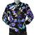 Lavender Dragonfly Pattern Print Design LV03 Men Bomber Jacket