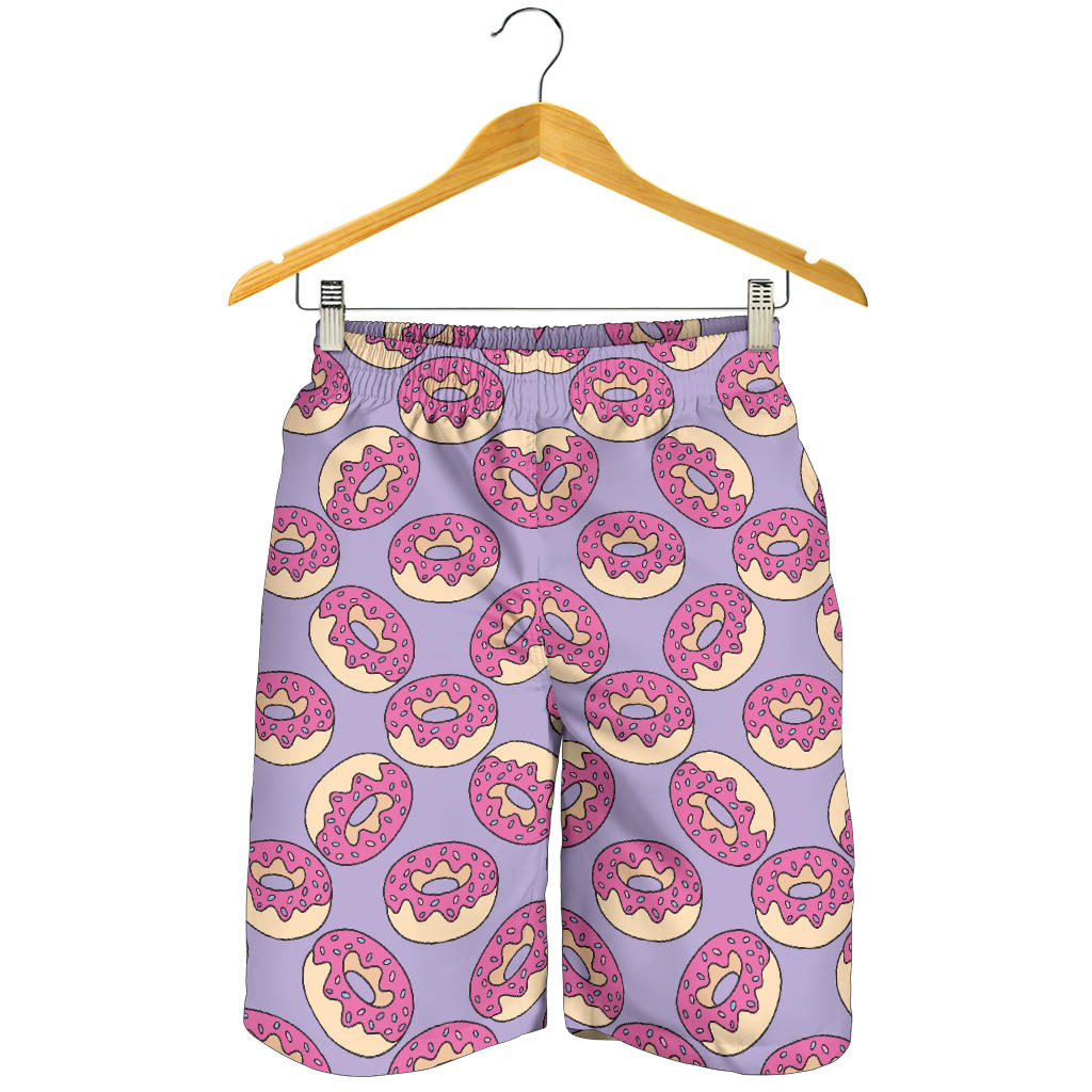 Donut Pattern Print Design DN015 Mens Shorts