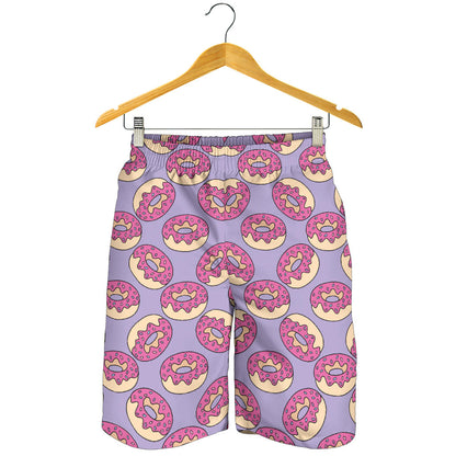 Donut Pattern Print Design DN015 Mens Shorts