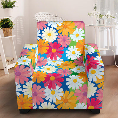 Daisy Pattern Print Design DS05 Armchair Slipcover