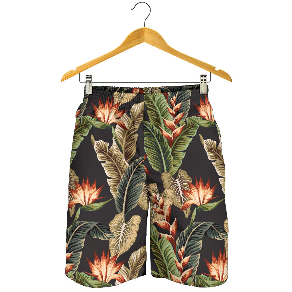 Tropical Flower Pattern Print Design TF014 Mens Shorts