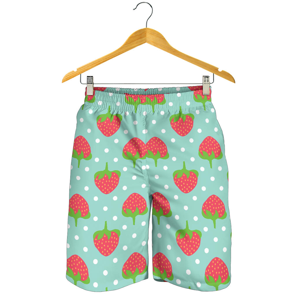 Strawberry Pattern Print Design SB06 Mens Shorts