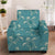 Sea Turtle Pattern Print Design T02 Armchair Slipcover