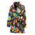 Easter Eggs Pattern Print Design RB03 Women Bathrobe