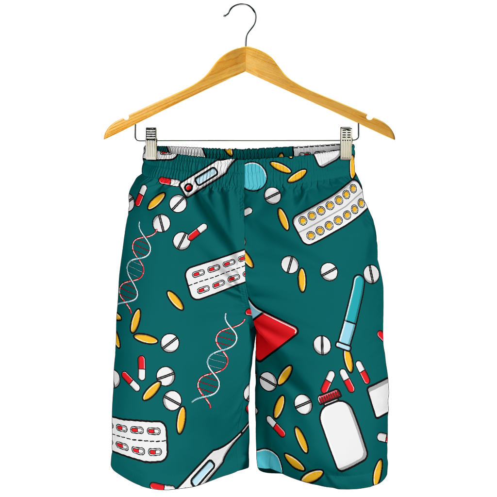 Nurse Pattern Print Design A05 Mens Shorts