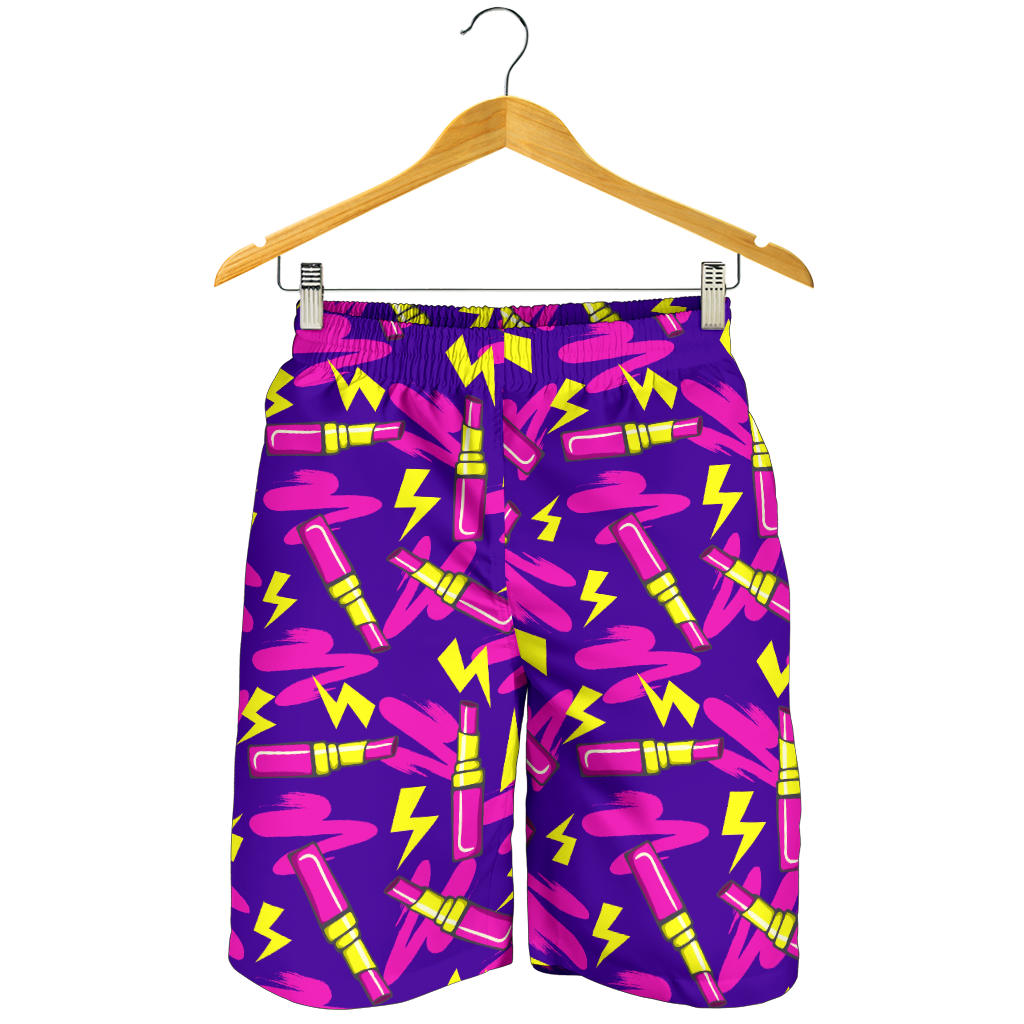 Lipstick Pattern Print Design LT04 Mens Shorts