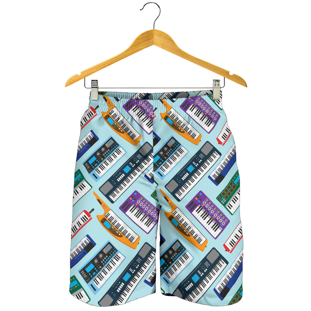 Synthesizer Pattern Print Design 02 Mens Shorts