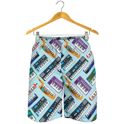 Synthesizer Pattern Print Design 02 Mens Shorts