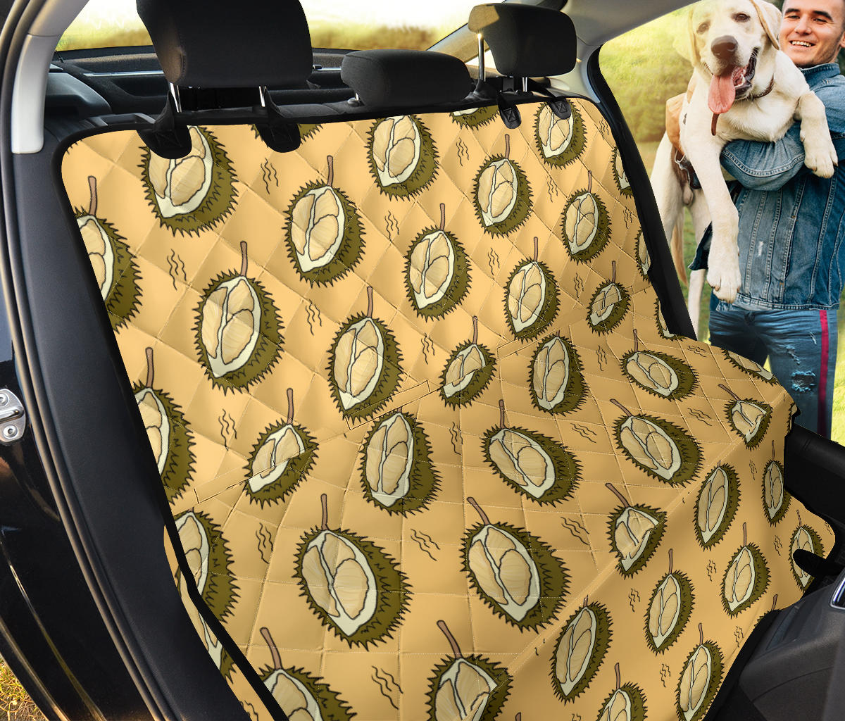 Durian Pattern Print Design DR02 Rear Dog  Seat Cover