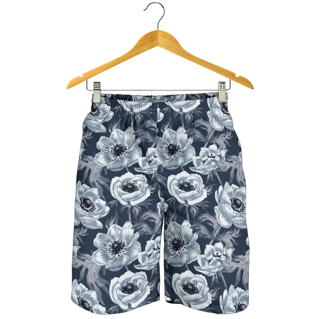 Anemone Pattern Print Design AM09 Mens Shorts