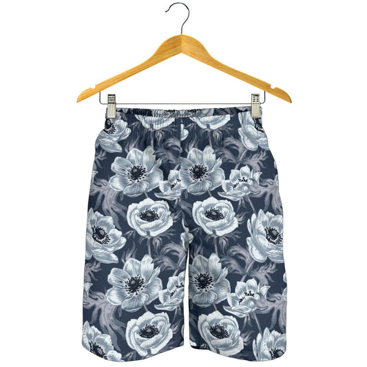 Anemone Pattern Print Design AM09 Mens Shorts