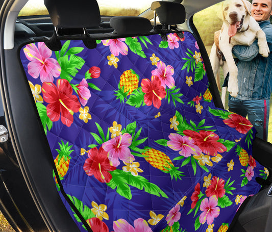 Hawaiian Themed Pattern Print Design H05 Rear Dog  Seat Cover