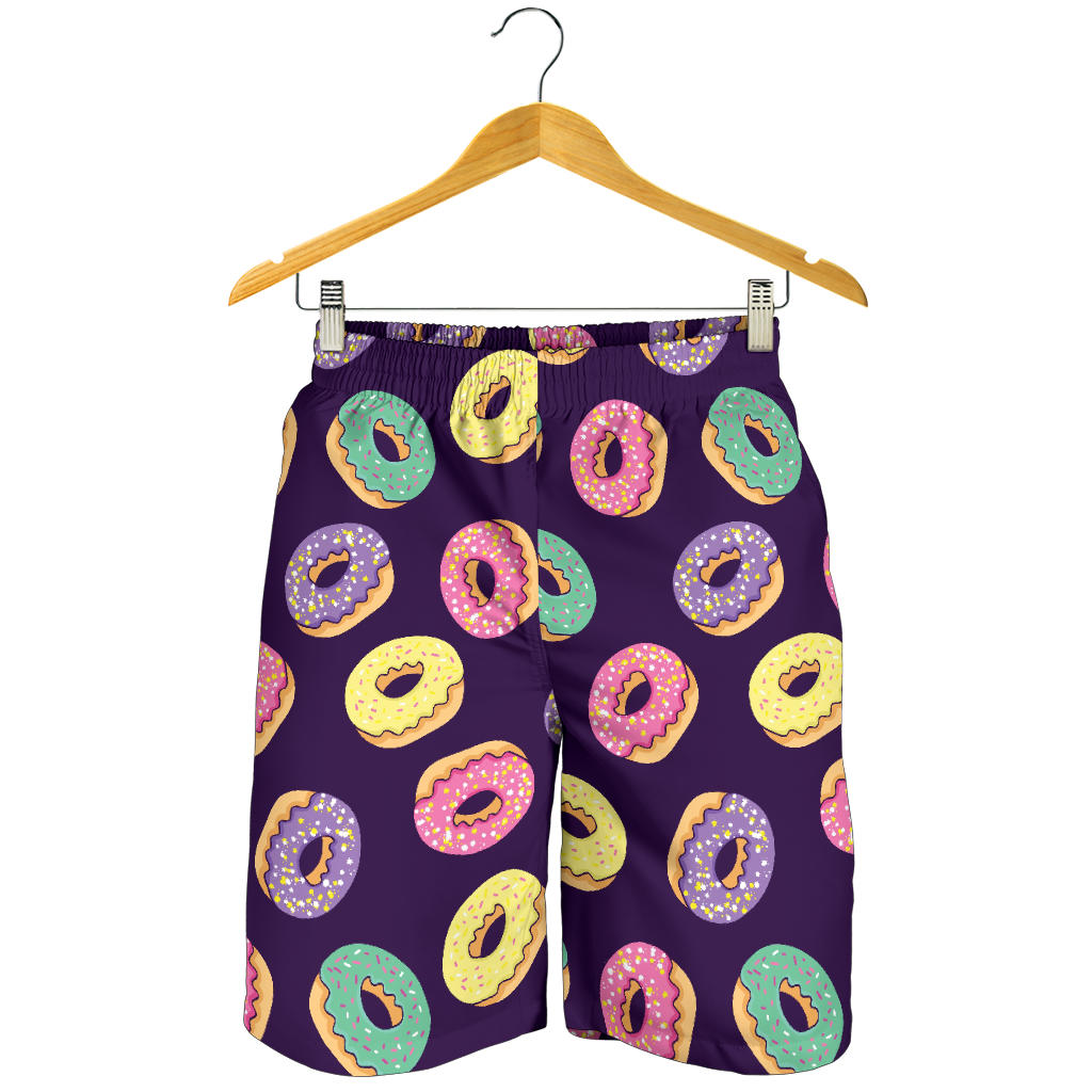 Donut Pattern Print Design DN08 Mens Shorts