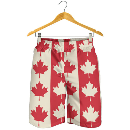 Maple Leaf Pattern Print Design 02 Mens Shorts