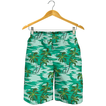 Palm Tree Pattern Print Design A01 Mens Shorts