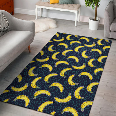 Banana Pattern Print Design BA09 Area Rugs