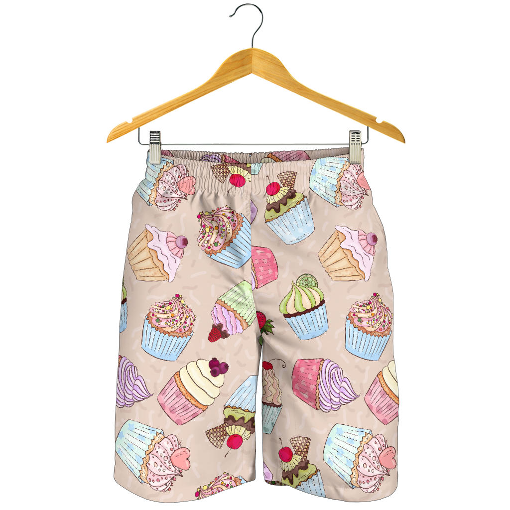 Cupcake Pattern Print Design CP06 Mens Shorts