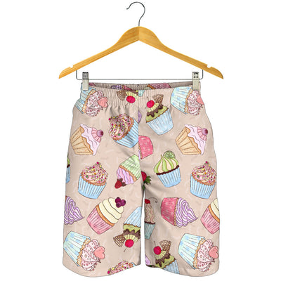 Cupcake Pattern Print Design CP06 Mens Shorts