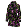 Magnolia Pattern Print Design MAG010 Women Bathrobe