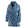 Hawaiian Themed Pattern Print Design H012 Women Bathrobe