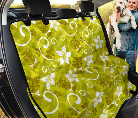 Hawaiian Themed Pattern Print Design H019 Rear Dog  Seat Cover