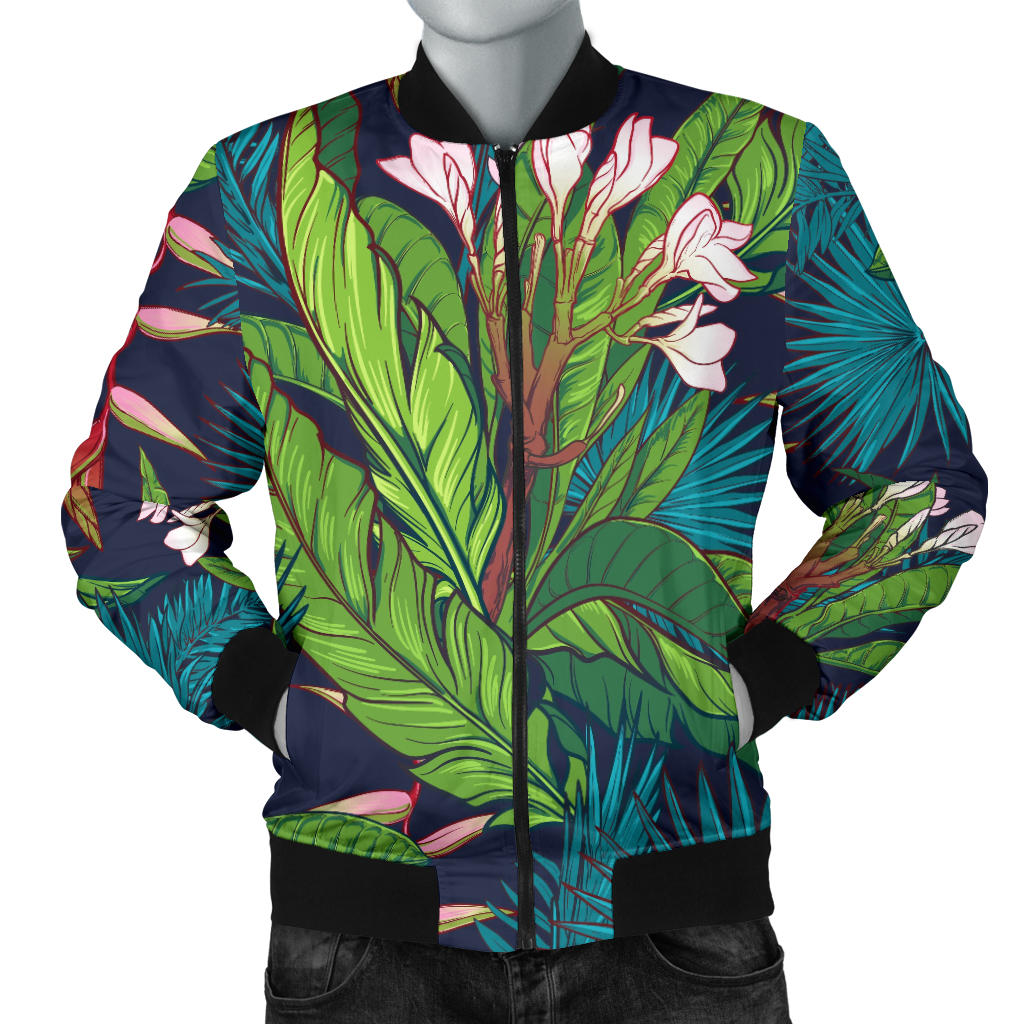 Rainforest Pattern Print Design RF01 Men Bomber Jacket