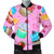 Cupcake Pattern Print Design CP05 Men Bomber Jacket