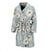 Daisy Pattern Print Design DS012 Men Bathrobe