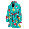 Lollipop Pattern Print Design LL06 Women Bathrobe