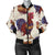 Rooster Pattern Print Design A03 Women's Bomber Jacket