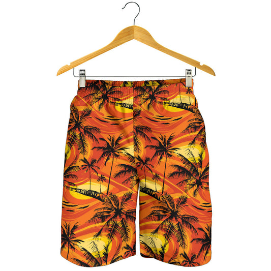 Palm Tree Pattern Print Design A02 Mens Shorts