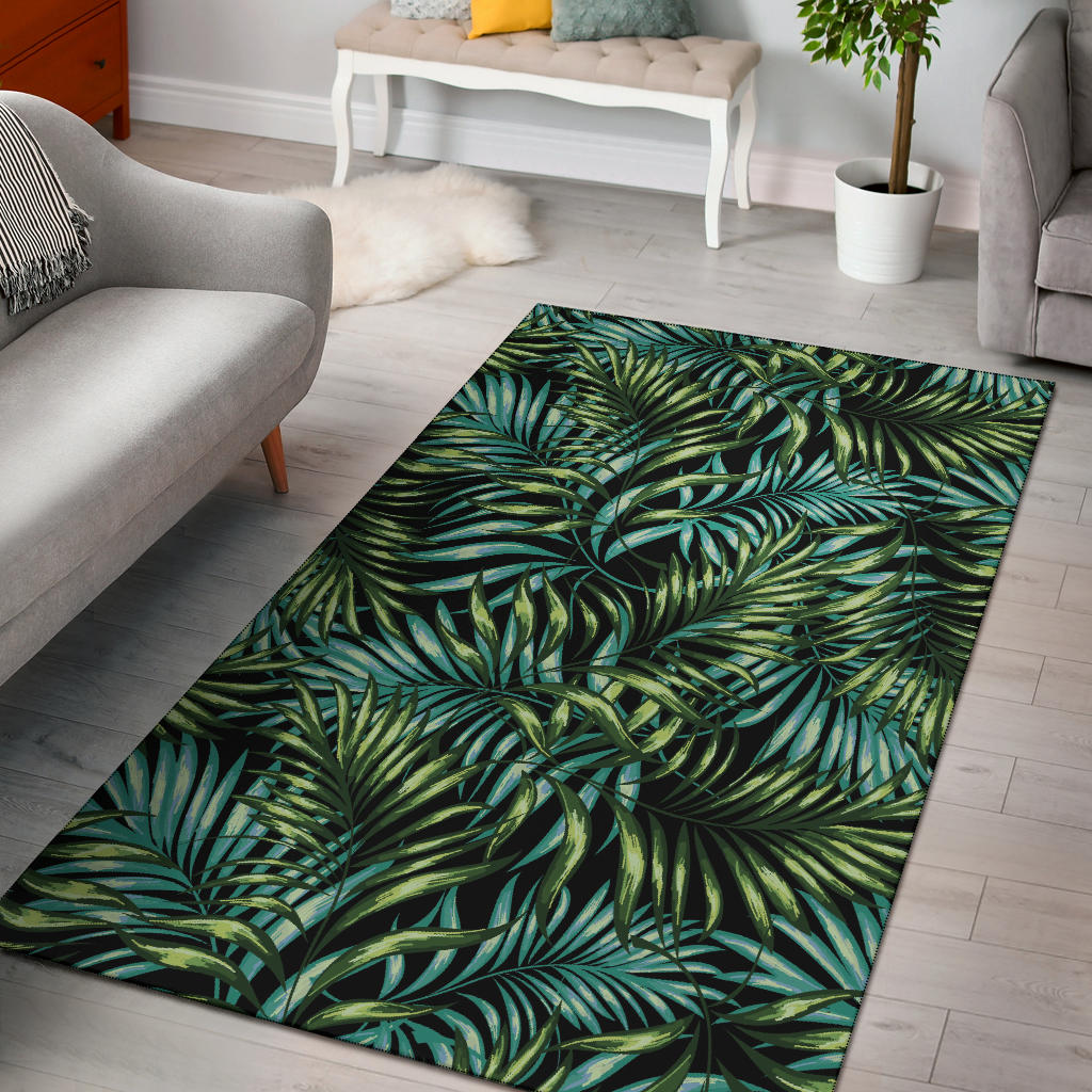 Tropical Flower Pattern Print Design TF08 Area Rugs